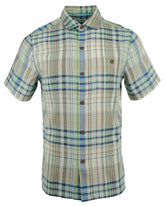 Men's Palmera Plaid Camp Shirt-AM-S
